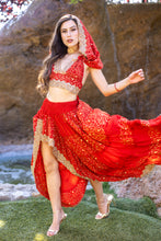 Load image into Gallery viewer, Fire Princess Bollywood Set
