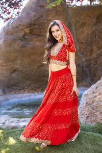 Fire Princess Bollywood Set