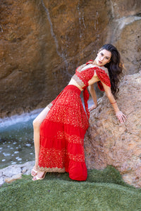 Fire Princess Bollywood Set