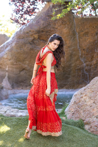 Fire Princess Bollywood Set