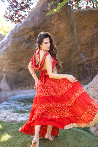 Fire Princess Bollywood Set