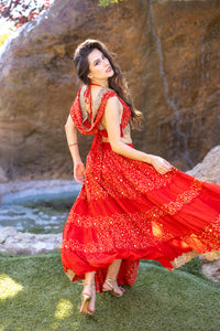 Fire Princess Bollywood Set