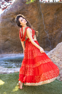 Fire Princess Bollywood Set