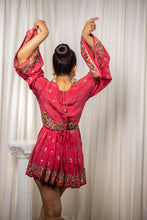 Load image into Gallery viewer, Roxy Rose Mini Babydoll Dress
