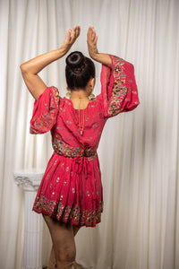 Roxy Rose Mini Babydoll Dress
