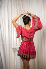 Load image into Gallery viewer, Roxy Rose Mini Babydoll Dress
