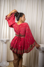 Load image into Gallery viewer, Roxy Rose Mini Babydoll Dress
