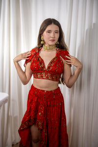 Fire Goddess Bollywood Set