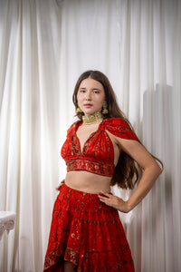 Fire Goddess Bollywood Set