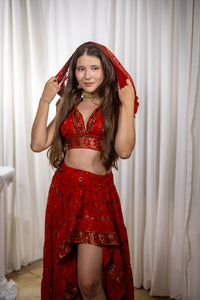 Fire Goddess Bollywood Set