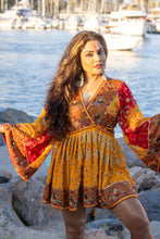 Load image into Gallery viewer, Fire Flower Babydoll Dress
