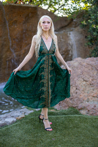 Emerald Divine Magic Dress