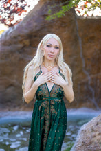 Load image into Gallery viewer, Emerald Divine Magic Dress
