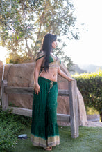 Load image into Gallery viewer, Emerald Gold Sharara Pants Set
