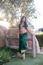 Load image into Gallery viewer, Emerald Gold Sharara Pants Set
