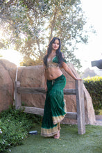 Load image into Gallery viewer, Emerald Gold Sharara Pants Set
