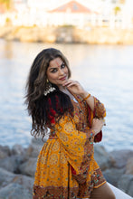 Load image into Gallery viewer, Fire Flower Babydoll Dress
