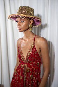 golden ruby magic dress