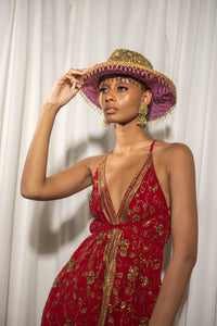 golden ruby magic dress