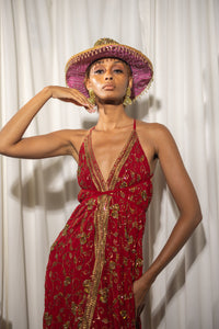 golden ruby magic dress