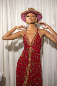 golden ruby magic dress