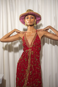 golden ruby magic dress