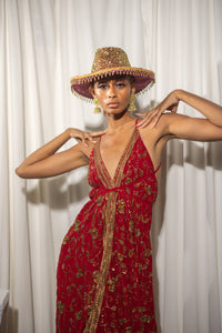 golden ruby magic dress