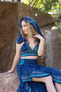 Bohemian Sapphire Bollywood Set