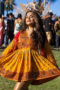 Fire Flower Babydoll Dress