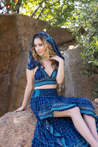 Bohemian Sapphire Bollywood Set