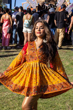 Load image into Gallery viewer, Fire Flower Babydoll Dress
