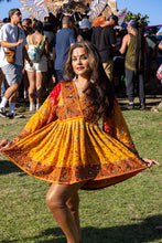 Load image into Gallery viewer, Fire Flower Babydoll Dress
