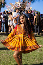 Load image into Gallery viewer, Fire Flower Babydoll Dress
