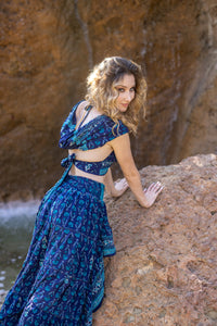 Bohemian Sapphire Bollywood Set