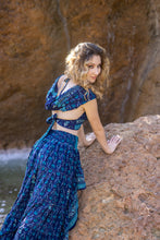 Load image into Gallery viewer, Bohemian Sapphire Bollywood Set
