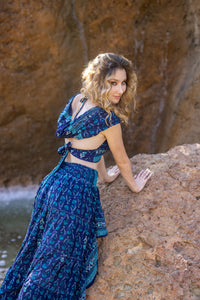 Bohemian Sapphire Bollywood Set