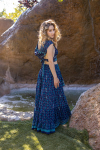 Bohemian Sapphire Bollywood Set