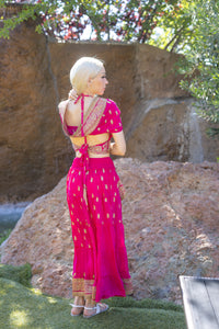 Pink Lotus Bollywood Set