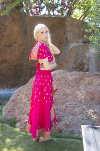 Pink Lotus Bollywood Set