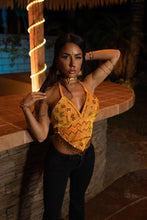 Load image into Gallery viewer, Sun Goddess Yellow Venus Sequin Top
