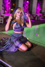 Load image into Gallery viewer, Purple Kaleidoscope Bollywood Set
