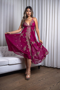 Violet Jewel Magic Dress