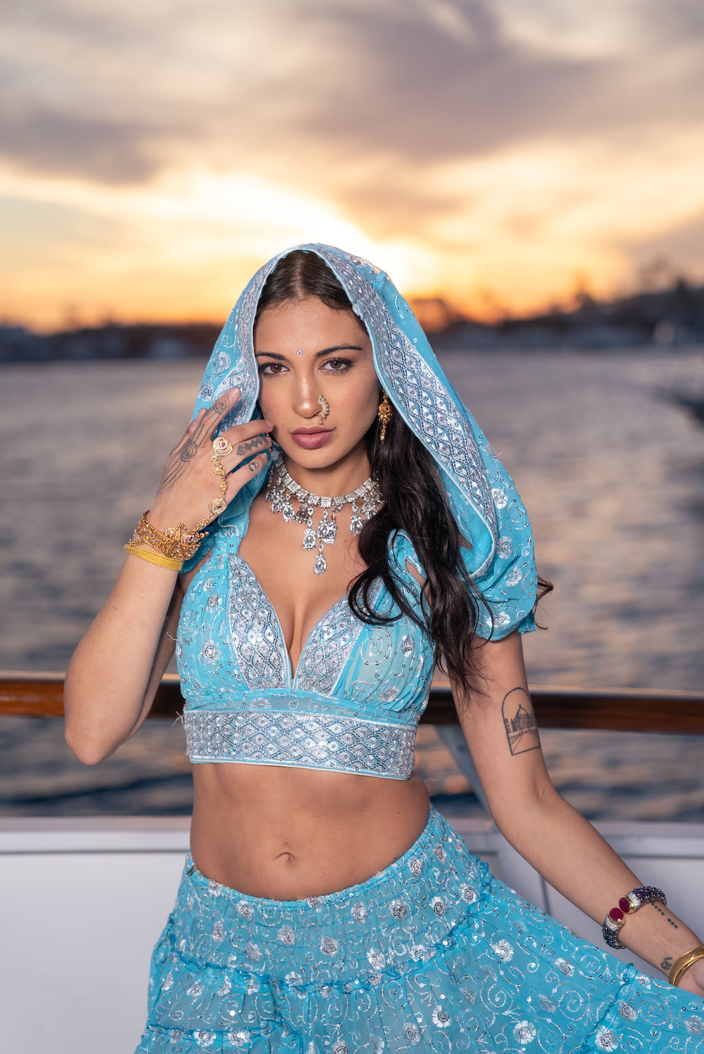 Queen of Diamonds Bollywood Set