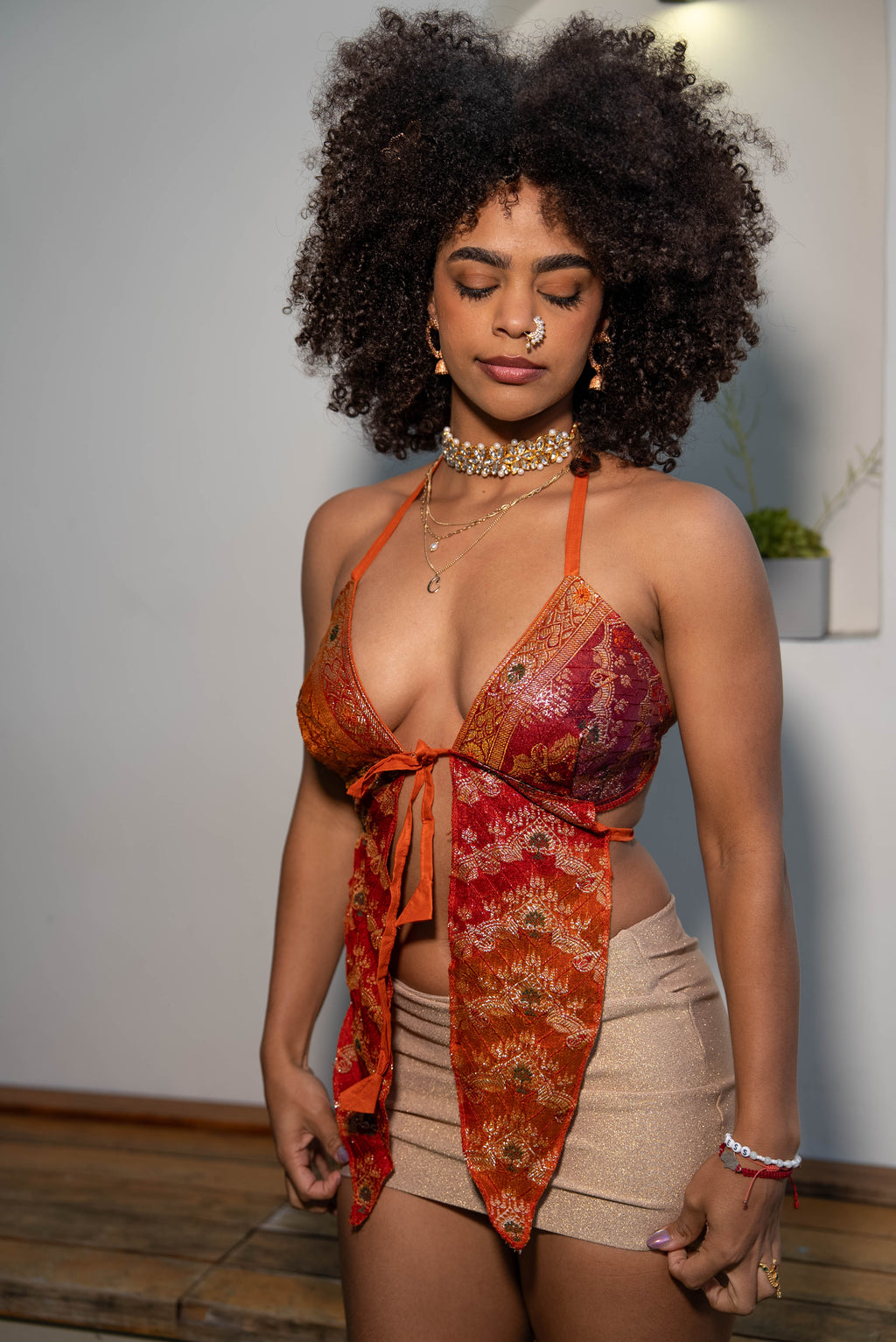 Kundalini Fire pixie wing top