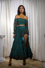 Load image into Gallery viewer, Bohemian Turquoise Bollywood Set
