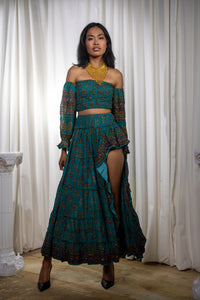 Bohemian Turquoise Bollywood Set