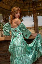Load image into Gallery viewer, Baby Blue Bandhani Bollywood Set
