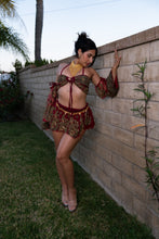 Load image into Gallery viewer, Rani lotus mini skirt set
