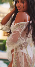 Load image into Gallery viewer, White Lotus Kimono
