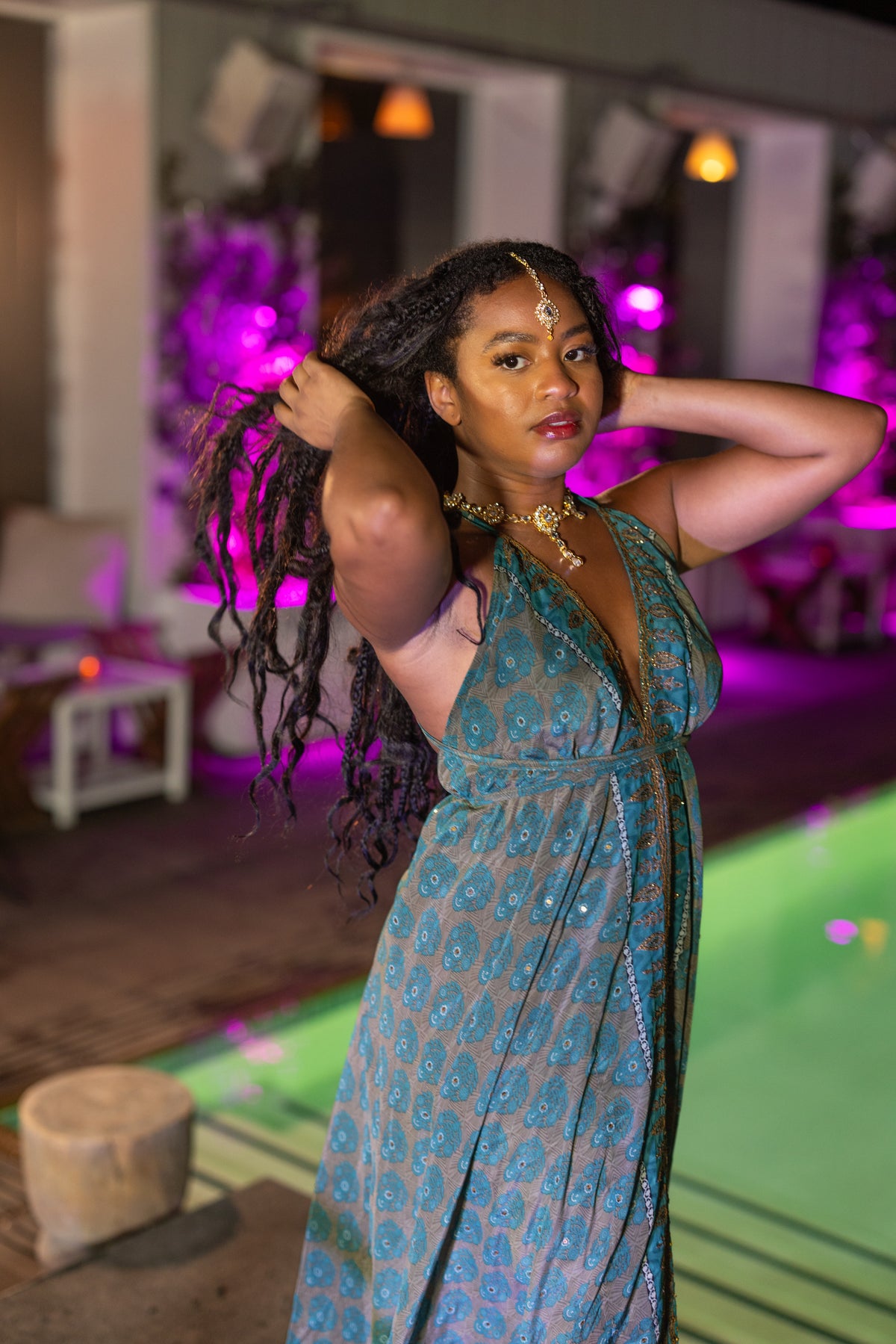 Bohemian Turquoise Magic Dress